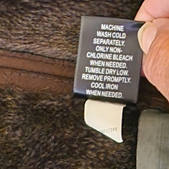 Sonoma Life+Style Womems Sz L Coat Brown Faux Suede & Fur Lined Hooded Pockets - Picture 5 of 12